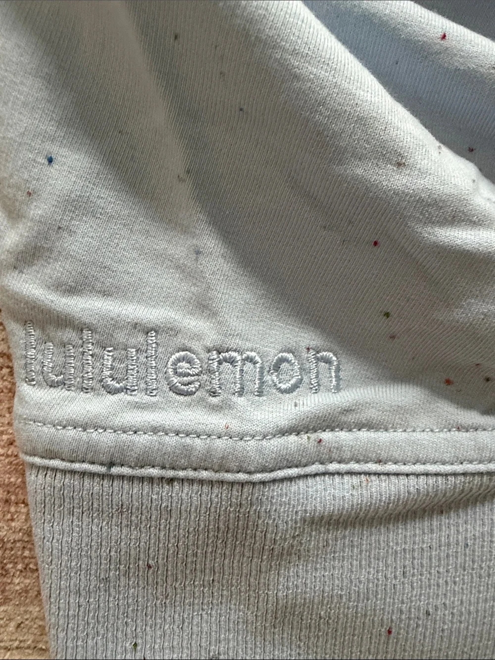 Lululemon Light Blue Speckled Crewneck Sweater